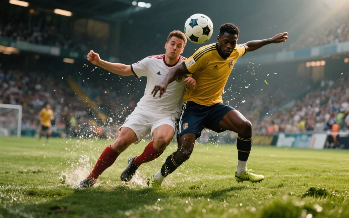 世界杯跨洲对抗瞬间：抢点、对抗、逼抢的动态场景